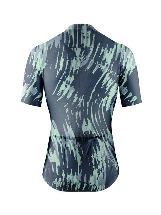 RockBros Women's Glitch Art Static Glacial Cycling Jersey