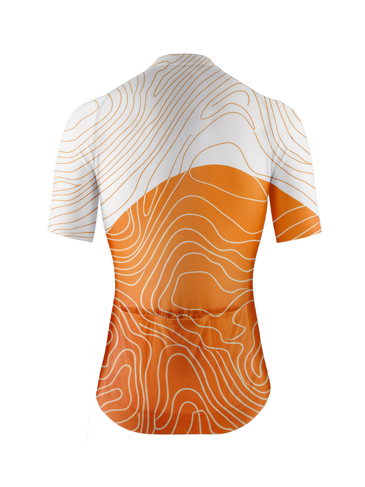 RockBros Women's Liquid Terrain Topo Map Cycling Jersey