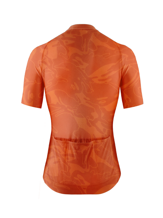 RockBros Men's Magma Flow Abstract Cycling Jersey