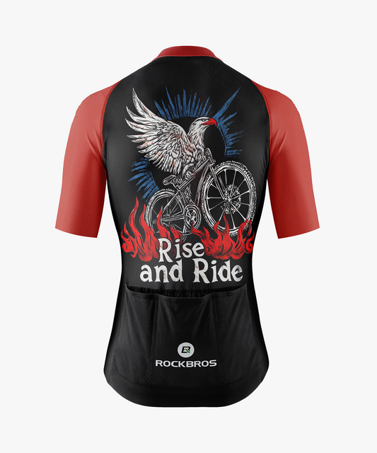Men's "Rise and Ride" Cycling Jersey