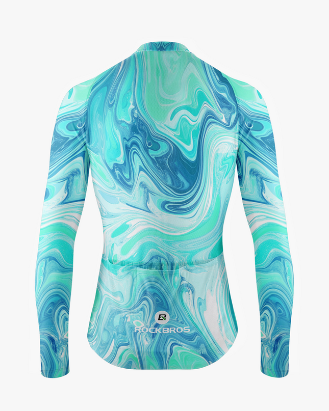 Men's Neon Fluid Paint Cycling Jersey