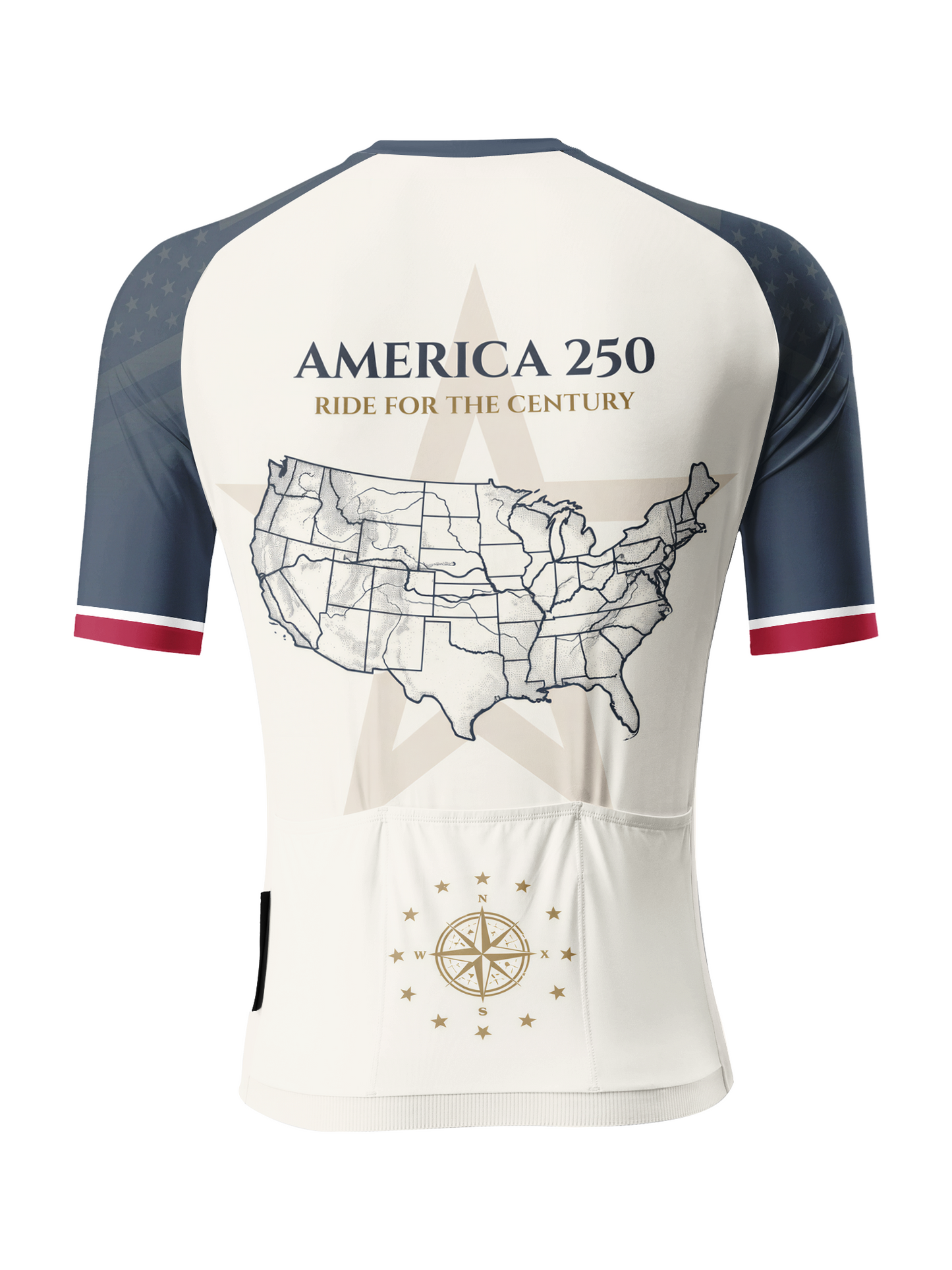 RockBros Men's Retro Graphic Heritage Map Cycling Jersey