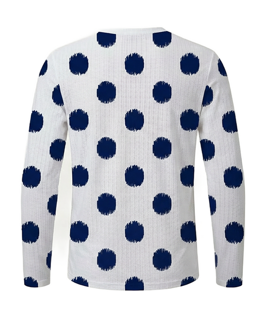 RockBros Men's "Midnight Dots" Artistic Long Sleeve Cycling Jersey