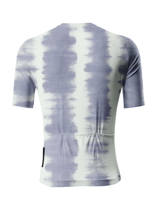 RockBros Men's "Ink Rhythm" Horizontal Tie-Dye Performance Cycling Jersey