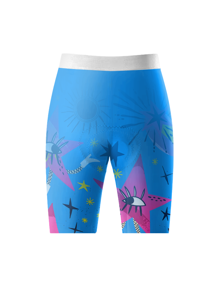 ROCKBROS Women's Psychedelic Starry Eye Soft Cosmos Aero Jersey