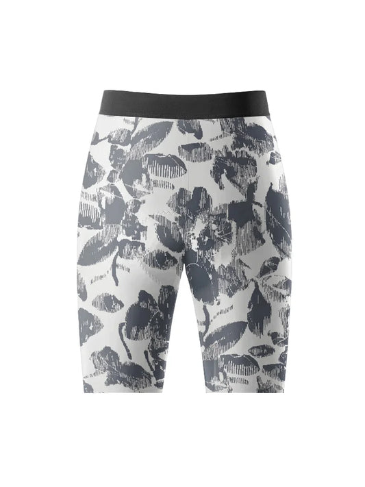 ROCKBROS Women's Ink Leaf Print Padded Cycling Shorts