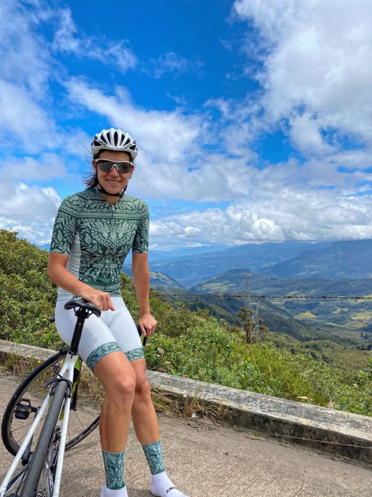 ROCKBROS Women's Earth Day Limited Forest Damask Pro Aero Jersey