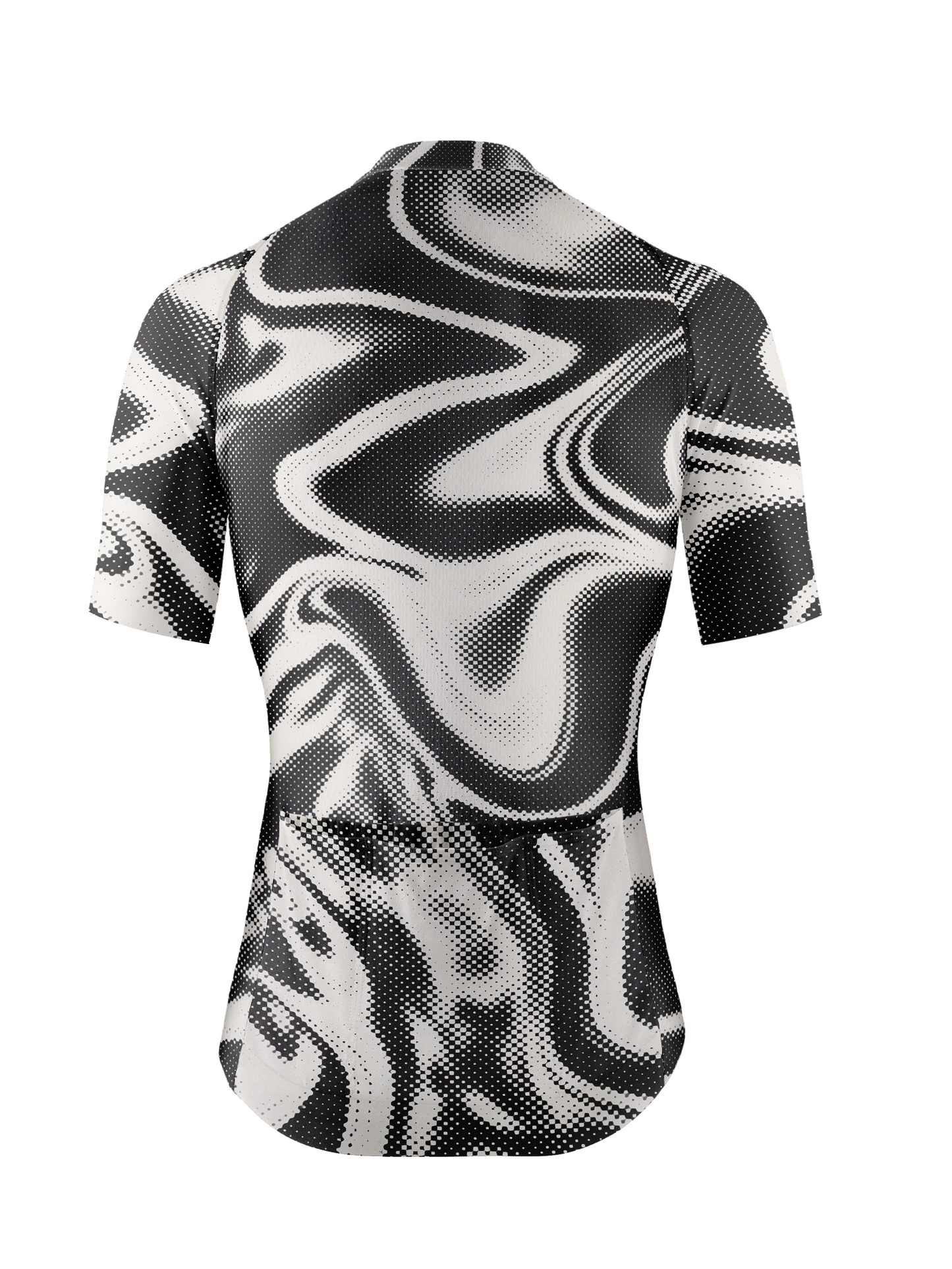 RockBros Men's "Ink Flow" Kinetic Halftone Performance Cycling Jersey