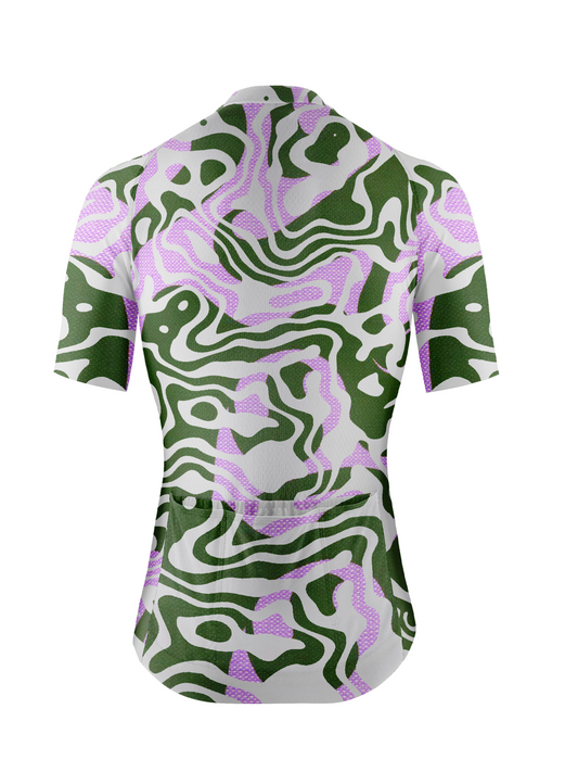 RockBros Men's "Organic Glitch" Kinetic Fluid Performance Cycling Jersey