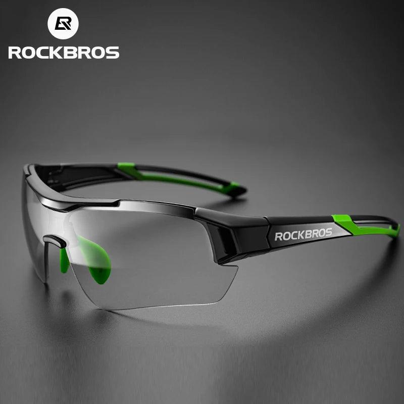 ROCKBROS Photochromic Cycling Sunglasses Bike Glasses Eyewear UV400 MTB Road Bicycle Goggles Women Men Outdoor Sports Fishing