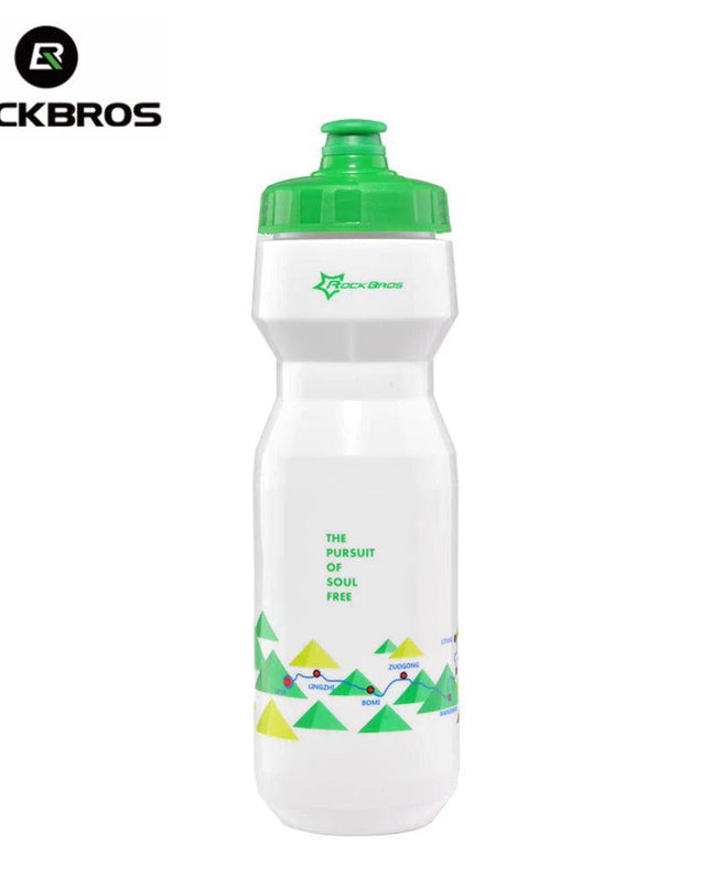 ROCKBROS Bicycle Bottle Mountain Bike Water Drink Bottle Outdoor Sports Plastic Portable Large Capacity Cycling Water Bottle