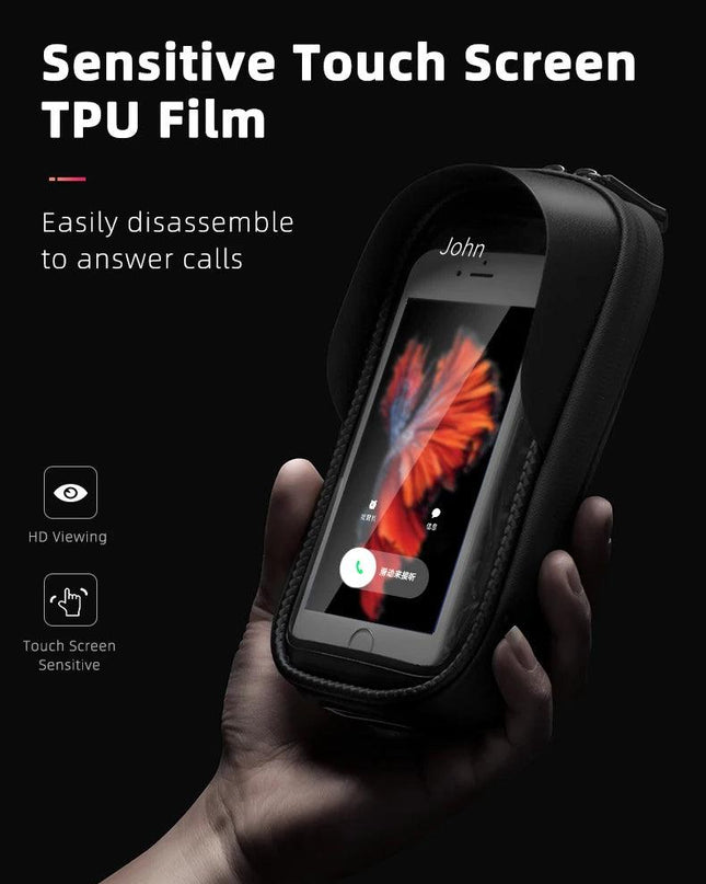 ROCKBROS Bicycle Bag Rainproof Touch Screen Phone Top Tube Bag MTB Road Bike Frame Front Saddle Bag & Pannier Bike Accessories