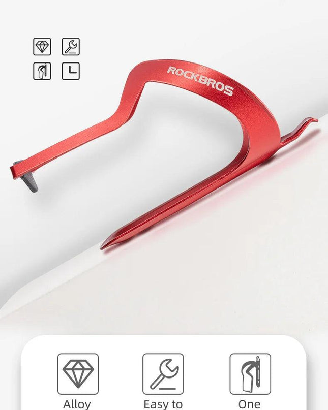 ROCKBROS Bike Bottle Holder Aluminum Alloy One Piece Water Cup Bicycle Mount Ultralight Rack MTB Road Cycling Cage Bracket Parts