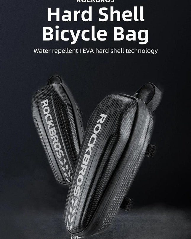 ROCKBROS Hard Shell Front Frame Scooter Hanging Bag Waterproof MTB Road Bike Folding Bag Multifunctional Electric Bicycle Bag