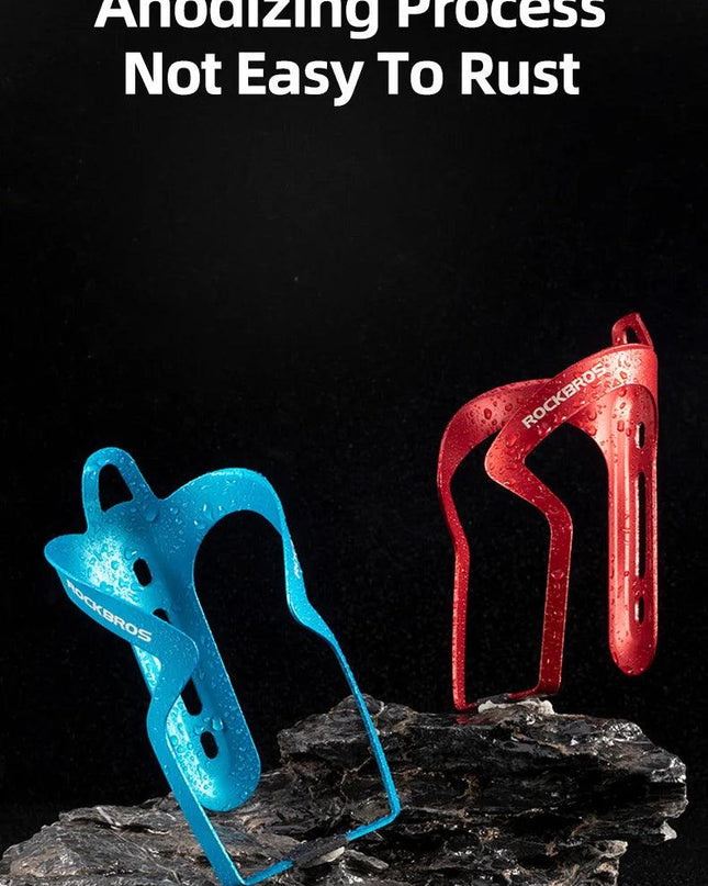 ROCKBROS Bike Bottle Holder Aluminum Alloy One Piece Water Cup Bicycle Mount Ultralight Rack MTB Road Cycling Cage Bracket Parts