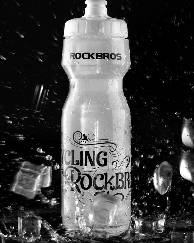 ROCKBROS Bicycle Bottle Mountain Bike Water Drink Bottle Outdoor Sports Plastic Portable Large Capacity Cycling Water Bottle