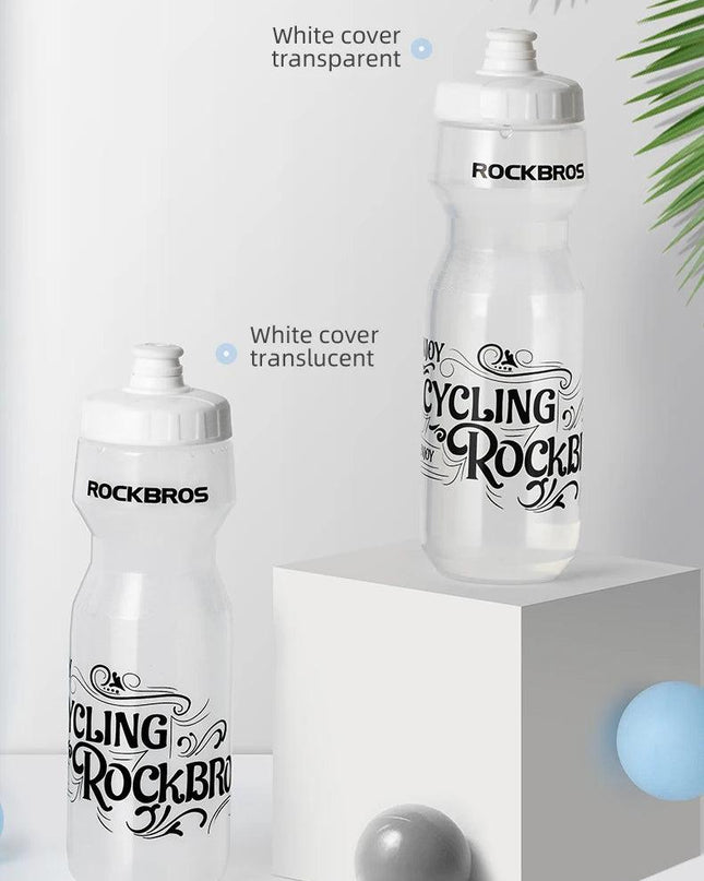 ROCKBROS Bicycle Bottle Mountain Bike Water Drink Bottle Outdoor Sports Plastic Portable Large Capacity Cycling Water Bottle