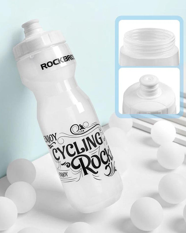 ROCKBROS Bicycle Bottle Mountain Bike Water Drink Bottle Outdoor Sports Plastic Portable Large Capacity Cycling Water Bottle