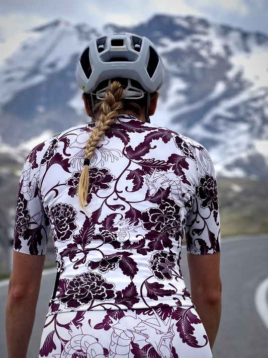 ROCKBROS Women's Porcelain Dragon Oriental Heritage Pro Jersey