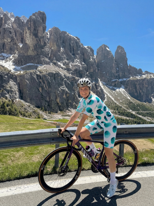 ROCKBROS Women's Neon Safari All-Weather Asymmetrical Patchwork Pro Jersey