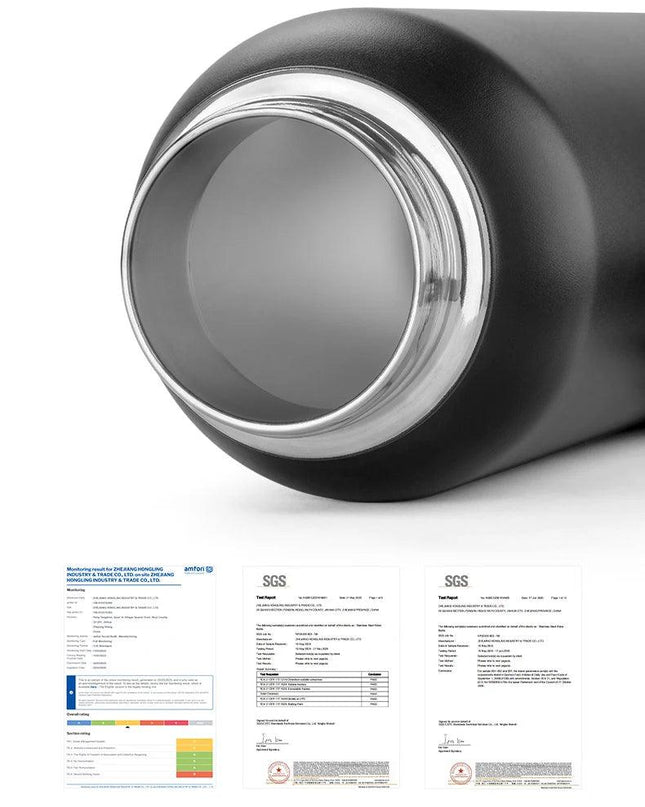 ROCKBROS 1L Thermal Water Bottle Sports Water Bottle Non Slip 304 Stainless Steel Cold And Hot Thermo Cup Cycling Hiking Equip