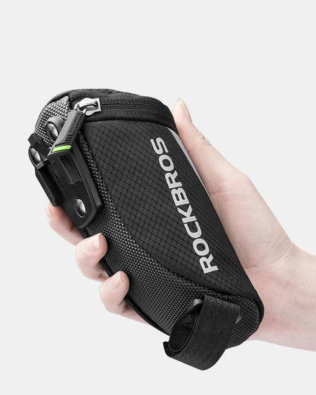 ROCKBROS Bike Bag Portable Reflective Saddle Bag Tail Seatpost Nylon Bicycle Bag MTB Road Bike Bag Panniers Bicycle Accessories