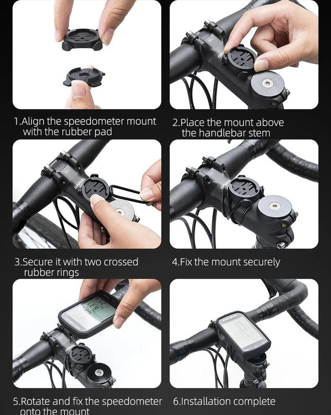 ROCKBROS  Bicycle Computer GPS 5.0 ANT Bluetooth Waterproof Wireless Cyclocomputer Speedometer Bike Stopwatch Bike Accessories
