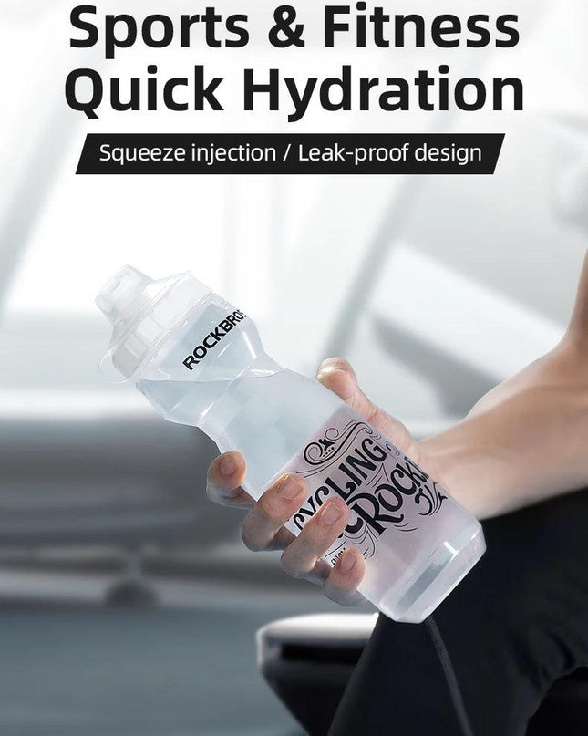 ROCKBROS Bike Water Bottle 750ml Bicycle Bottle With Holder Cage Outdoor Sport Portable Cycling Kettle Water Bottle Drinkware