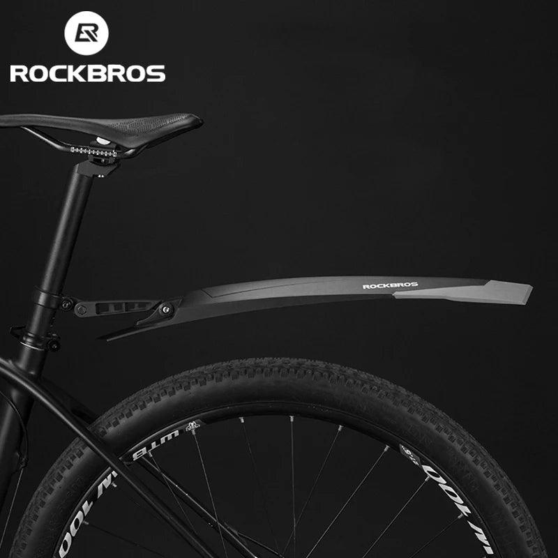 ROCKBROS Fender Mtb Rubber Tail Soft MTB Bike MTB Bike Widen Front Rear Mudguard Adjust Any Angle Fender Bike Accessories