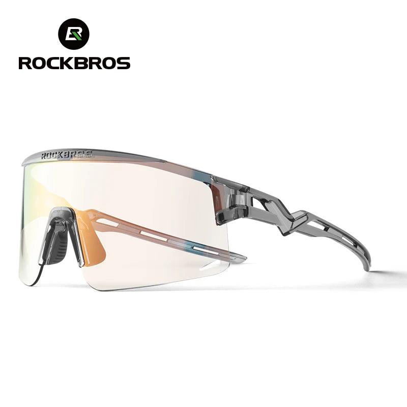 ROCKBROS New Cycling Glasses Ultralight Photochromic Anti-Fog Cycling Sunglasses MTB Road Outdoor Sports UV Protection Goggles 