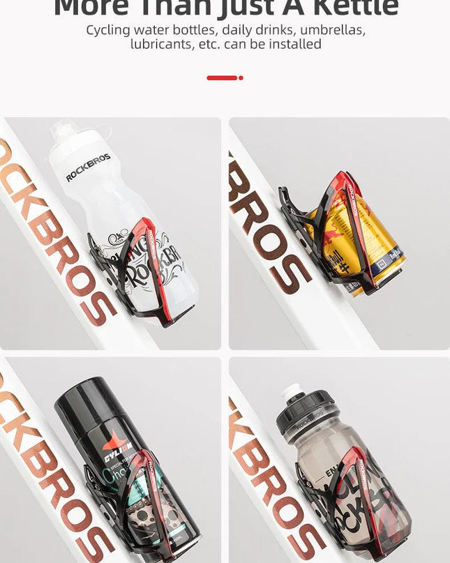 ROCKBROS Bike Water Bottle 750ml Bicycle Bottle With Holder Cage Outdoor Sport Portable Cycling Kettle Water Bottle Drinkware