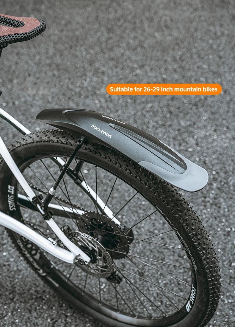 ROCKBROS Mountain Bike Mudguard Widen Quick Release 26-29 Inch Durable lnnovative Installation Fender Bicycle Accessaries