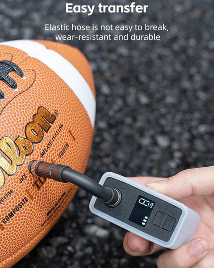 ROCKBROS Bike Air Pump Portable Mini Electric Air Compressor Treasure Type-C With LED Indicator Light Road MTB Accessories