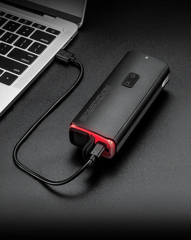 ROCKBROS 3000LM Bike Light Type-C Charging Front Lamp 10000mAh Bicycle Light IPX6 Aluminum Alloy Headlight Bike Accessories