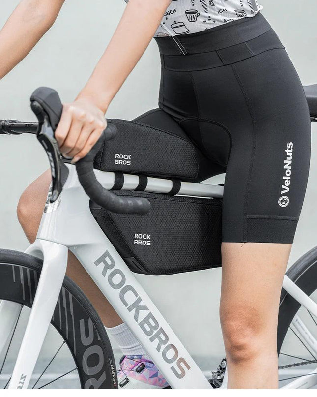 ROCKBROS Bicycle Bag Rainproof Cycling Top Tube Frame Bag Reflective Large Capacity MTB Road Bike  Pannier Bag Wear-resistant