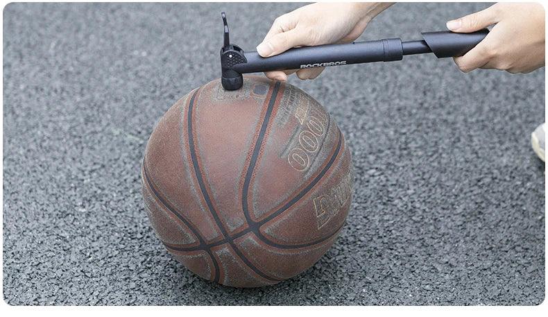 ROCKBROS Bike Pump 80PSI Schrader Presta Valve Bicyle Pump MTB Road Mini Portable Air Inflator nylon Cycling Pump Accessories