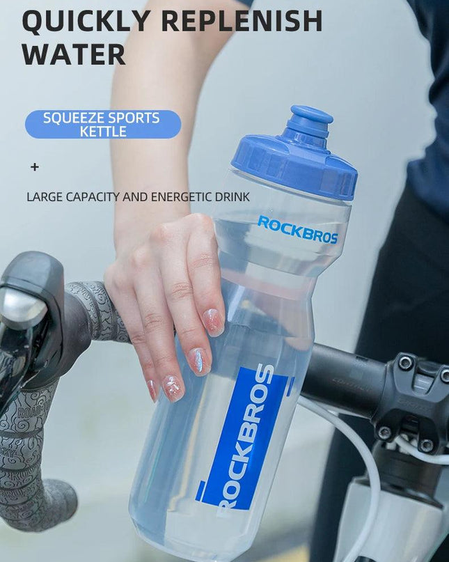 ROCKBROS Water Bottle 750ml Cycling Water Drink Bottle Outdoor Sports Travel Leisure Portable Kettle Water Bottle Drinkware