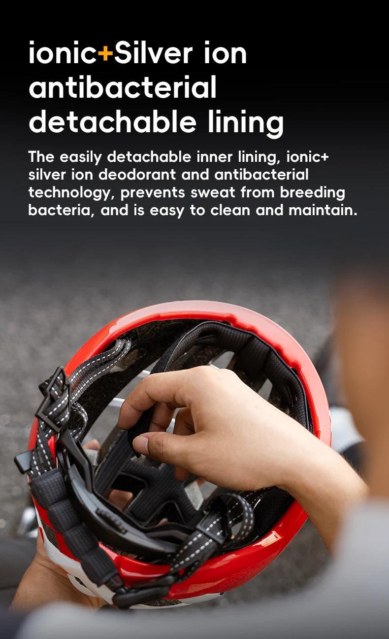 ROCKBROS Cycling Helmet Ultralight Fashion Breathable MTB Road Bicycle Helmet Men Women Suit 54-62CM Racing Bike Equipments 
