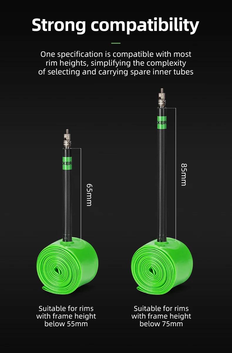 ROCKBROS Ultralight 24g Bike Inner Tube 700X18 25 28 MTB Road Bicycle TPU Material Tire Lightweight French Valve 65mm 85mm Tube