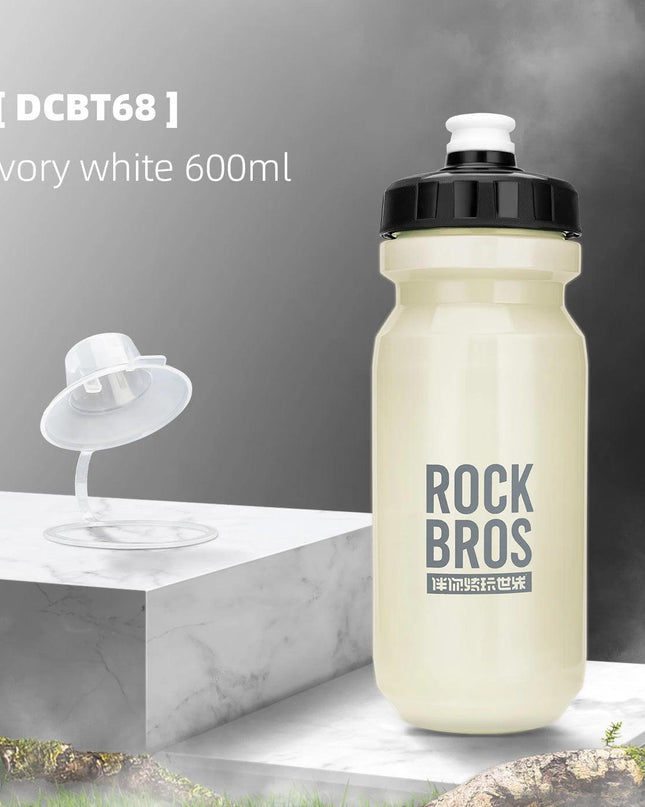 ROCKBROS Bicycle Water Bottle 600ML Lightweight Cycling Kettle Outdoor Sports Portable Portable MTB Road Bike Sport Water Bottle