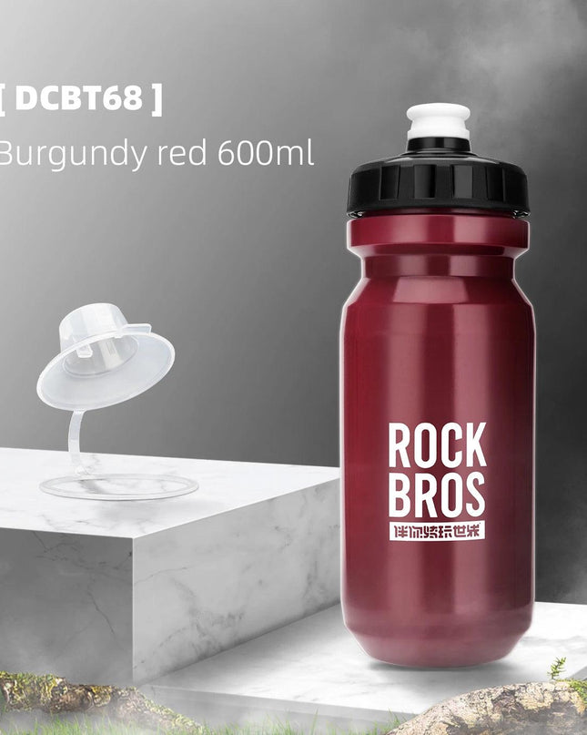 ROCKBROS Bicycle Water Bottle 600ML Lightweight Cycling Kettle Outdoor Sports Portable Portable MTB Road Bike Sport Water Bottle