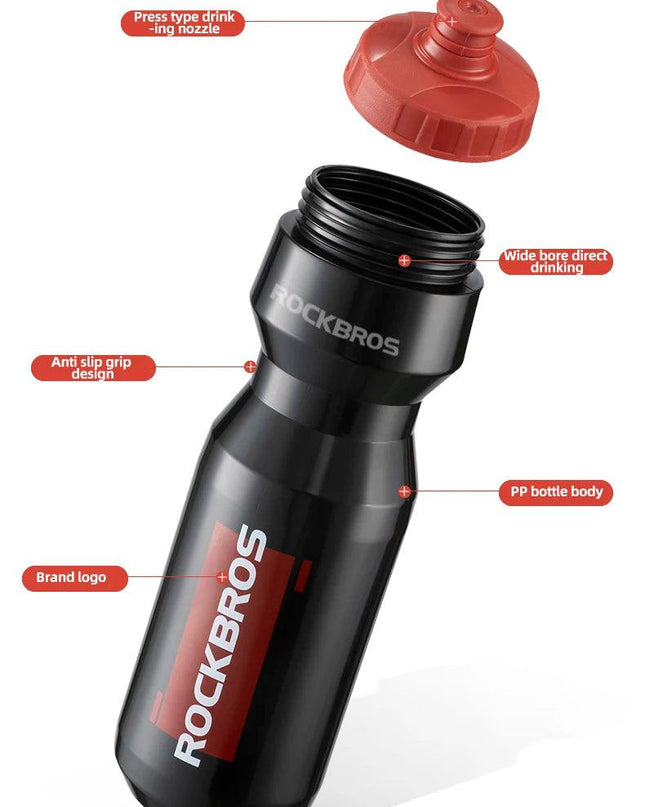 ROCKBROS Water Bottle 750ml Cycling Water Drink Bottle Outdoor Sports Travel Leisure Portable Kettle Water Bottle Drinkware