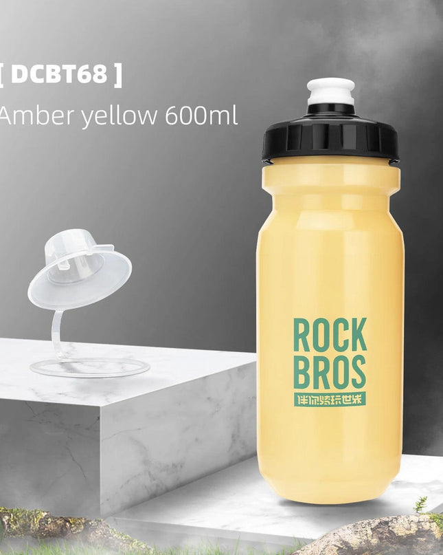 ROCKBROS Bicycle Water Bottle 600ML Lightweight Cycling Kettle Outdoor Sports Portable Portable MTB Road Bike Sport Water Bottle