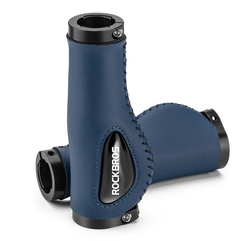 ROCKBROS Cycling Handlebar MTB Bicycle Grips Bike Double Lock Rubber Grips Anti-skid Shock-absorbing Soft Bike Accessories