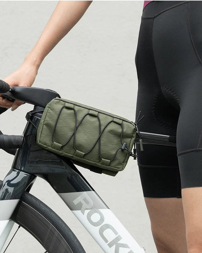 ROCKBROS Bike Bag Top Tube Bag Floating Installation Method Cycling Saddlebags Bicycle Pannier Bag Large Capacity Equipment