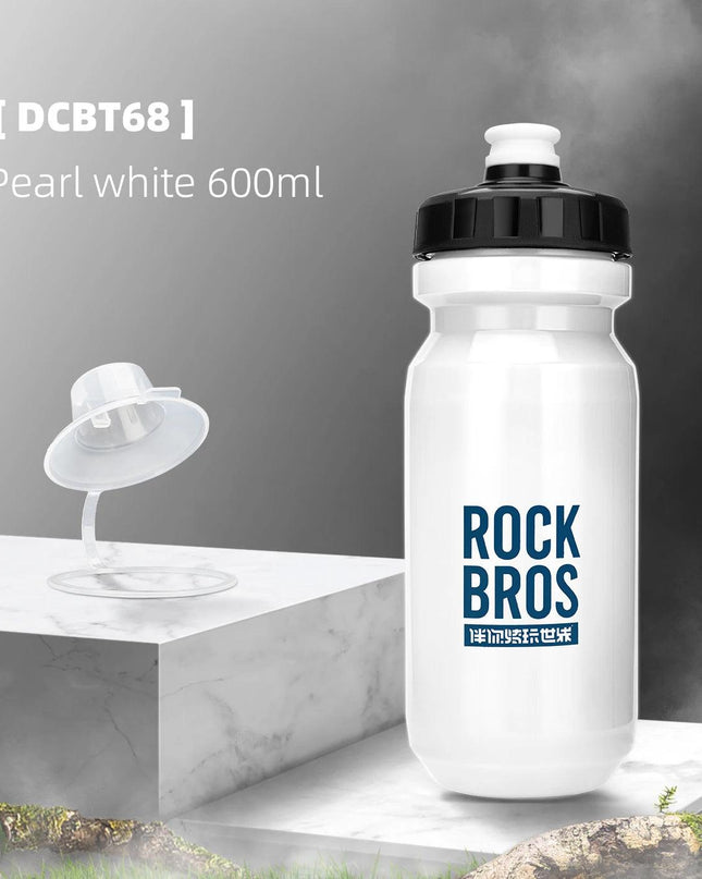 ROCKBROS Bicycle Water Bottle 600ML Lightweight Cycling Kettle Outdoor Sports Portable Portable MTB Road Bike Sport Water Bottle