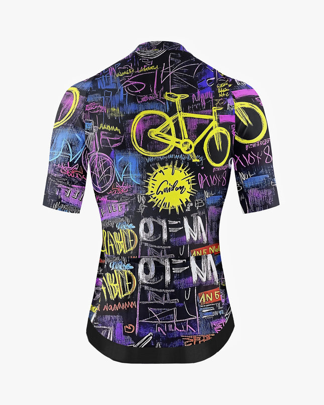 Men’s Cycling Jersey with Colorful Elements