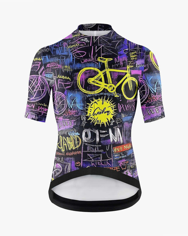 Men’s Cycling Jersey with Colorful Elements