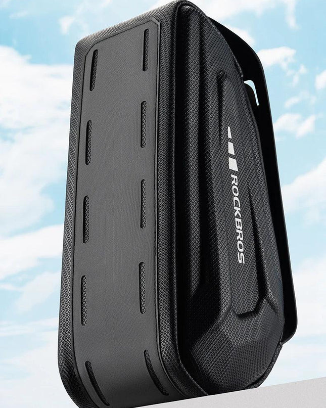 ROCKBROS Bike Bag 1.7L Phone Bag Waterproof Front Frame Cycling Bag Touch Screen Case Holder Hard Shell Bike Bag Mtb Accessories