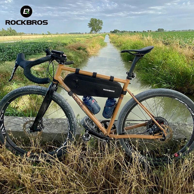ROCKBROS Cycling Bicycle Bags Top Tube Front Frame Bag Waterproof MTB Road Triangle Pannier Dirt-resistant Bike Accessories Bags